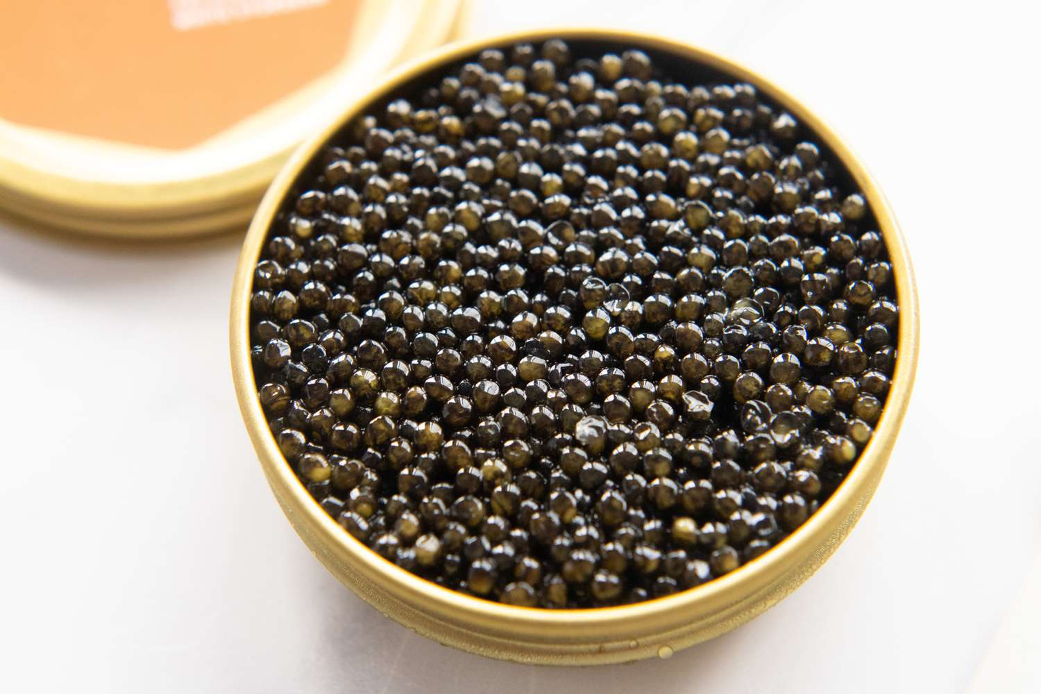 A tin of premium caviar
